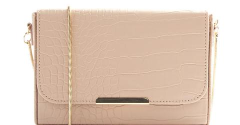 Pink Nude Snake Bag