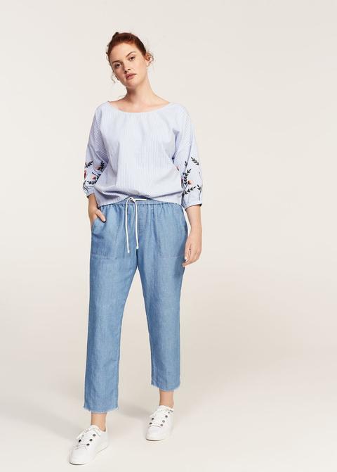 Pantalón Baggy Lino