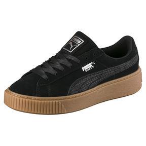 Zapatillas De Mujer Suede Platform Animal | Puma Black-silver | Oferta De Puma | Puma España