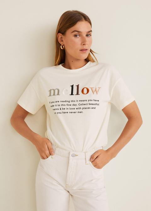 Camiseta Algodón Mensaje