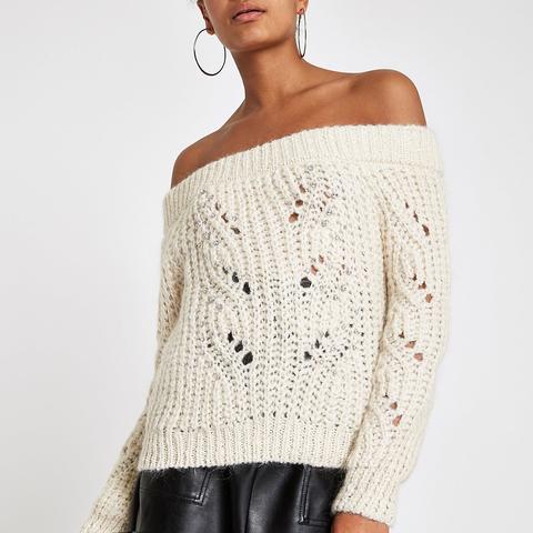 river island bardot jumper