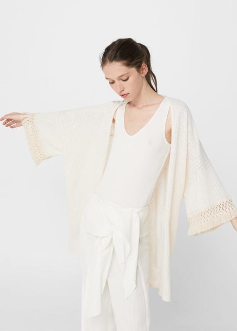 Caftan Textura Flecos