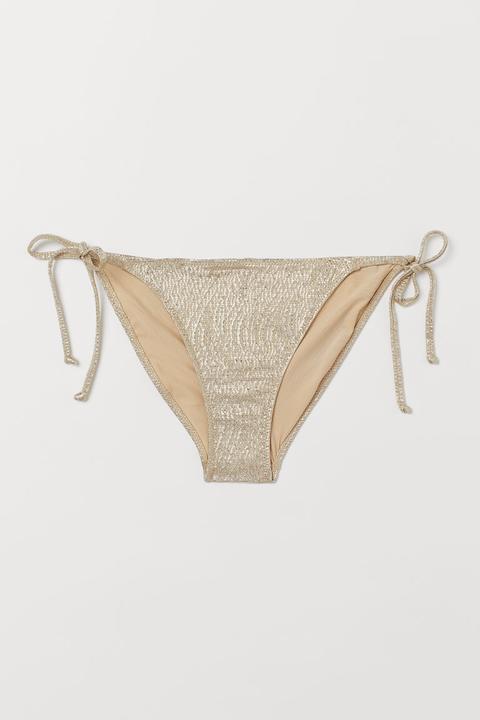 H & M - Braga De Bikini De Anudar - Beis