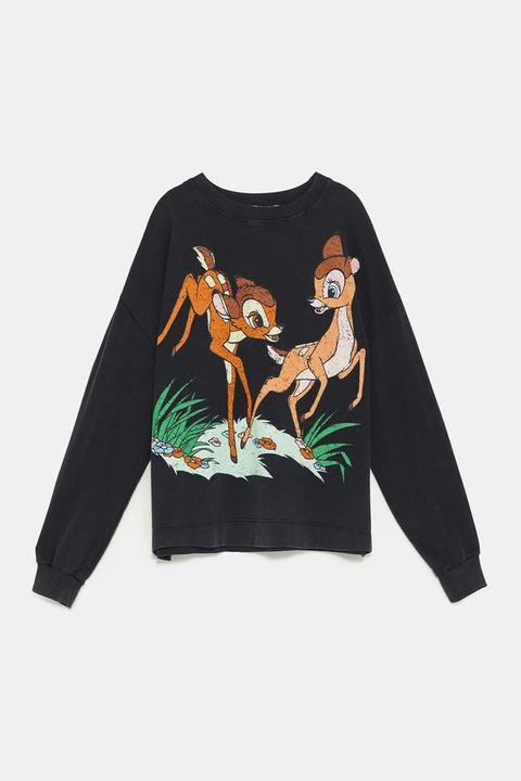 zara bambi sweatshirt