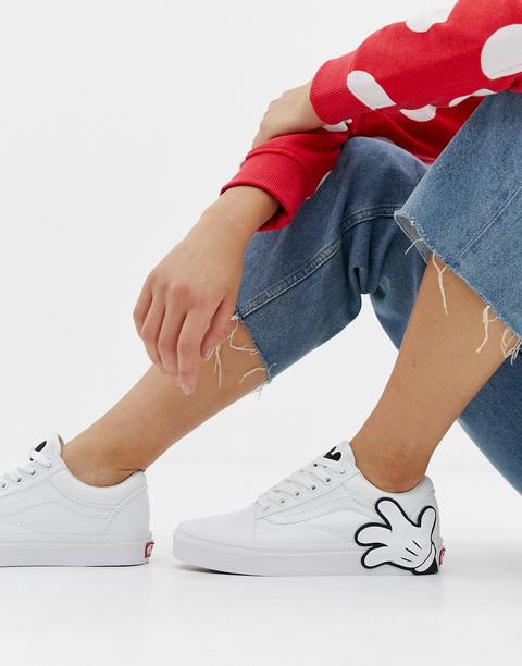 Zapatillas Con Diseño De Mickey Old Skool De Vans X Disney