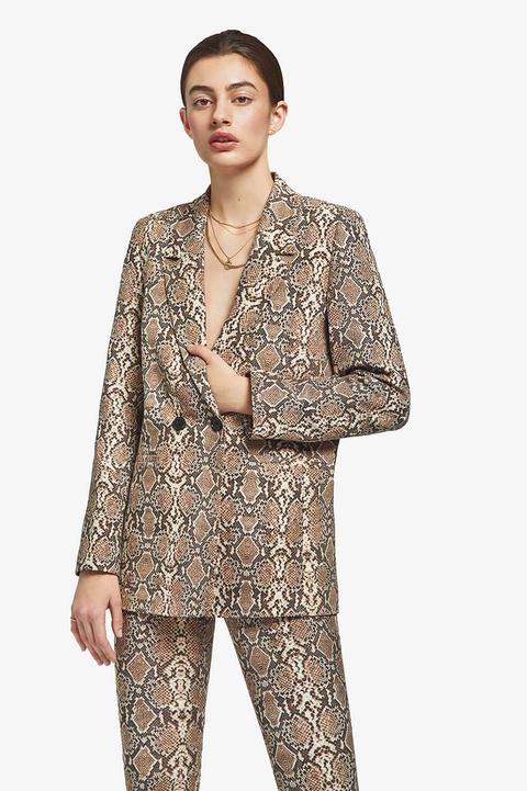 Madeleine Blazer Jacket In Python