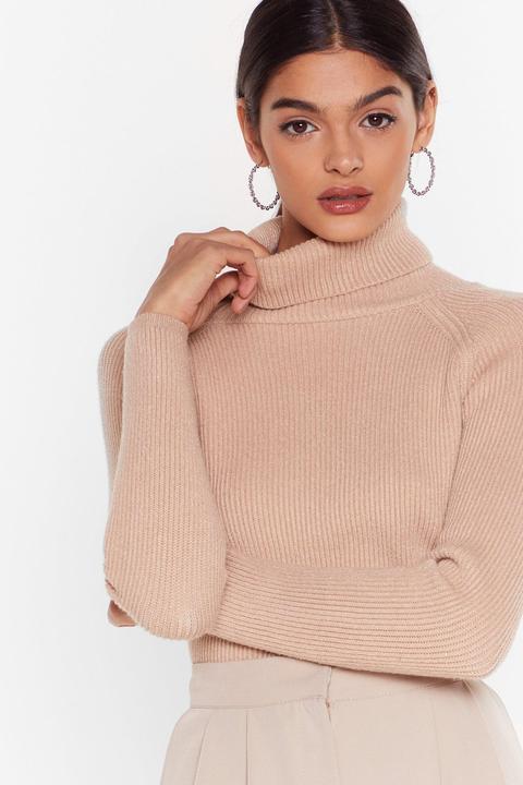 Womens Soft Ribbed Knit Turtleneck Jumper