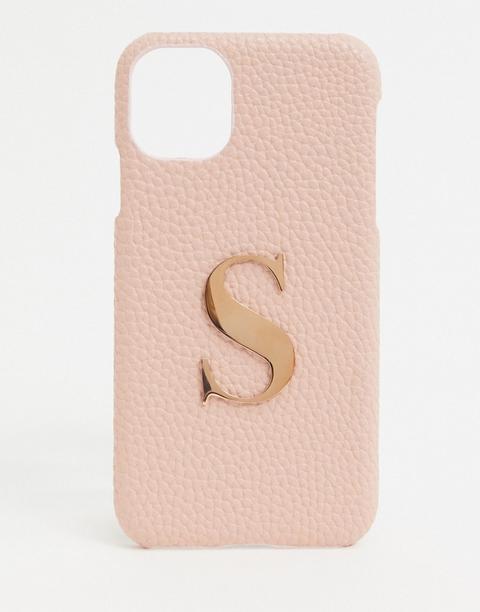 Funda Para Iphone 11 / Xr Con Diseño De Letra S De Elie Beaumont-rosa