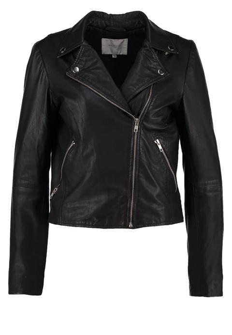 Selected Femme Sfmarlen Giacca Di Pelle Black