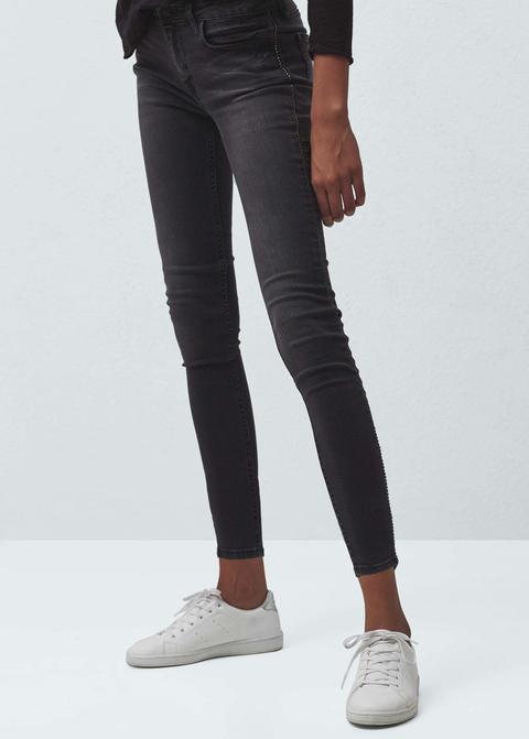 Jeans Skinny Crop Shinny