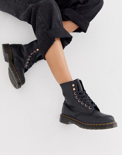 dr martens leather ankle boots