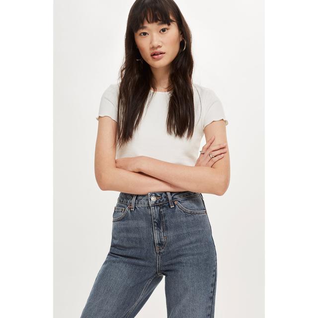 Graue Mom Jeans From Topshop On 21 Buttons