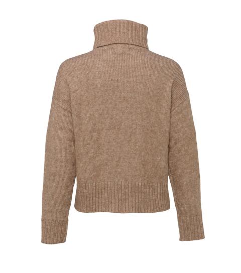 Camel Boxy Roll Neck Jumper New Look