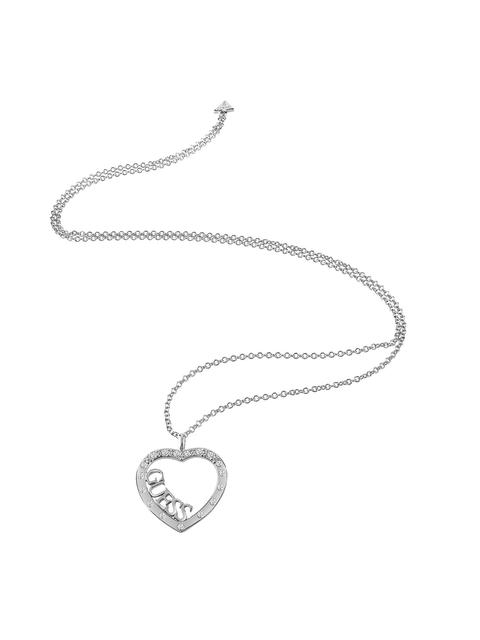 Collana Love Affair Cuore Placcato In Rodio