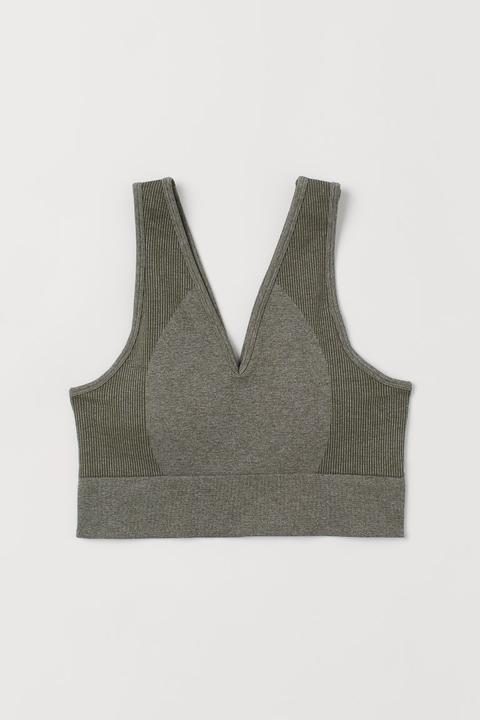 Seamless Sports Bralette - Green