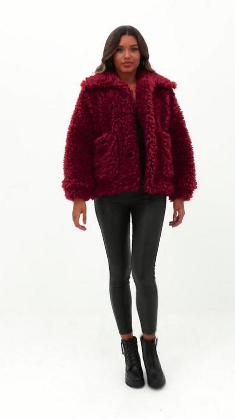 Shaggy borg clearance teddy jacket