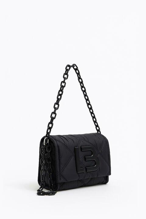 Bolso Bandolera S Nylon Acolchado Negro