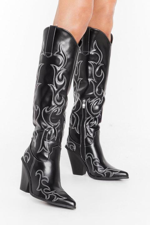 nasty gal cowboy boots