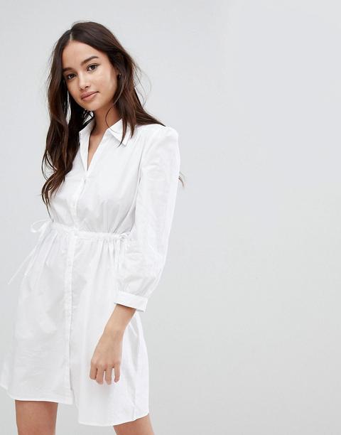 Glamorous Shirt Dress - White