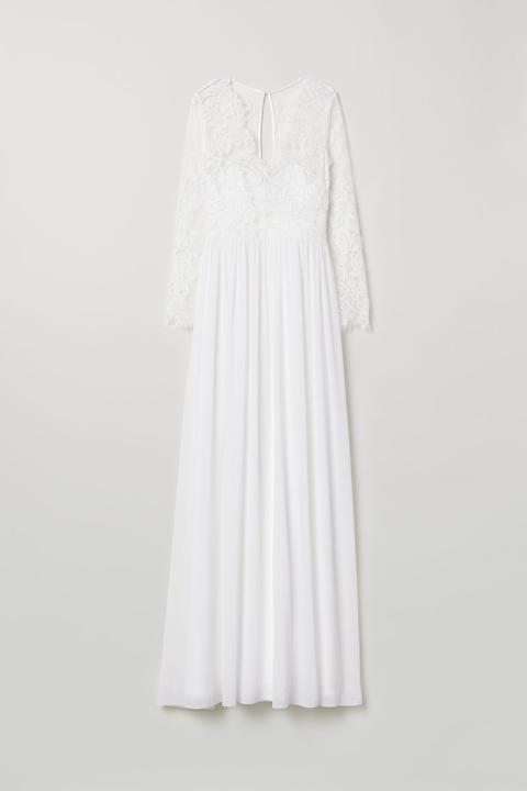 Vestido De Novia De Encaje - Blanco