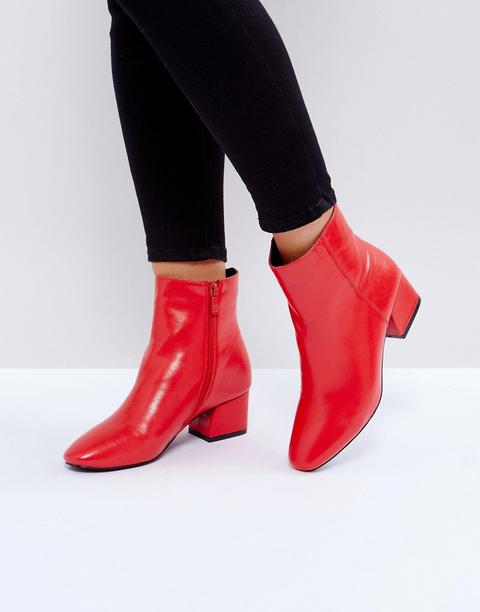 Botines Rojos Sierra De Raid