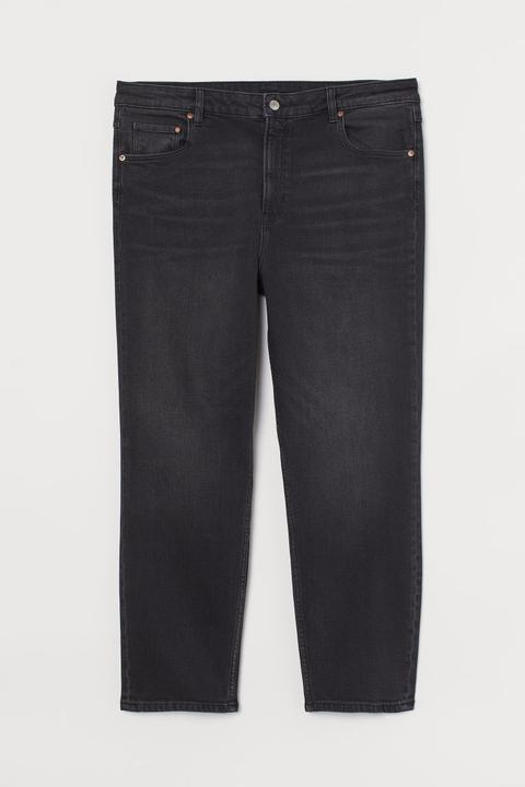 H & M+ Vintage Slim Ankle Jeans - Negro