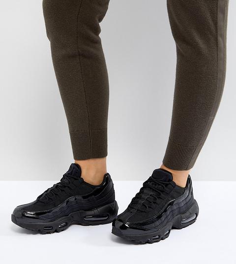 Nike Air Max 95 Trainers In All Black - Black