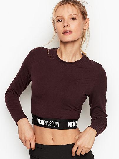 Logo Long Sleeve Crop