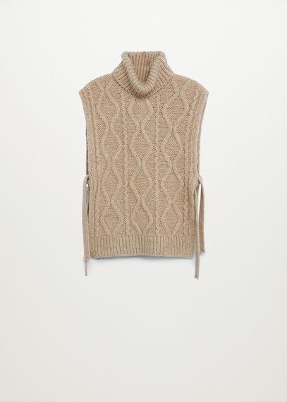 Gilet Maille Col Roulé