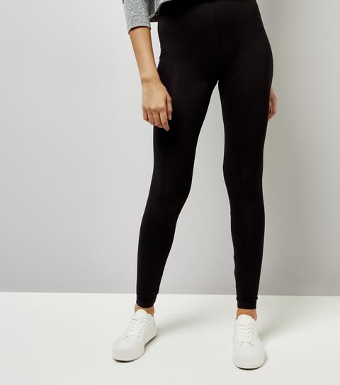 Black Ankle Length Leggings New Look