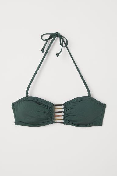 H & M - Top Bikini A Fascia - Verde