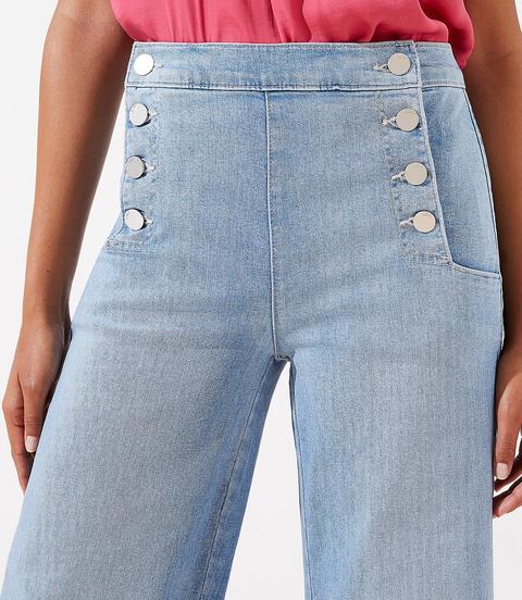 Loft wide 2025 leg crop jeans