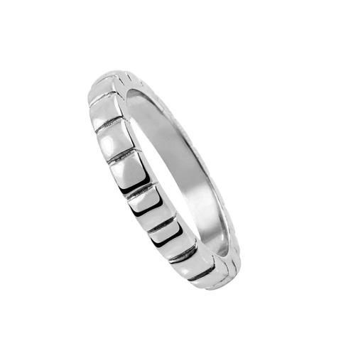 Anillo Tachuelas Planas Plata