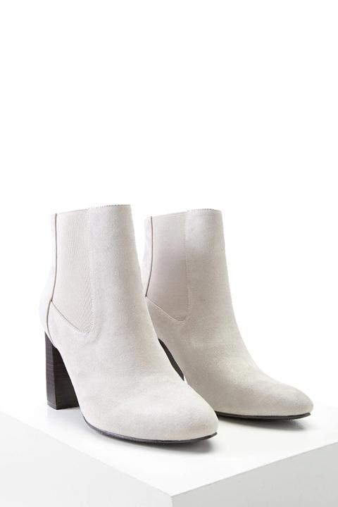 Faux Suede Chelsea Ankle Boots