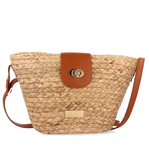 Bolso Estilo Capazo De Fibra Natural Para Mujer Guirec