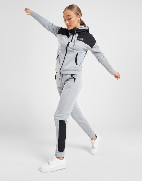 grey north face tracksuit womens