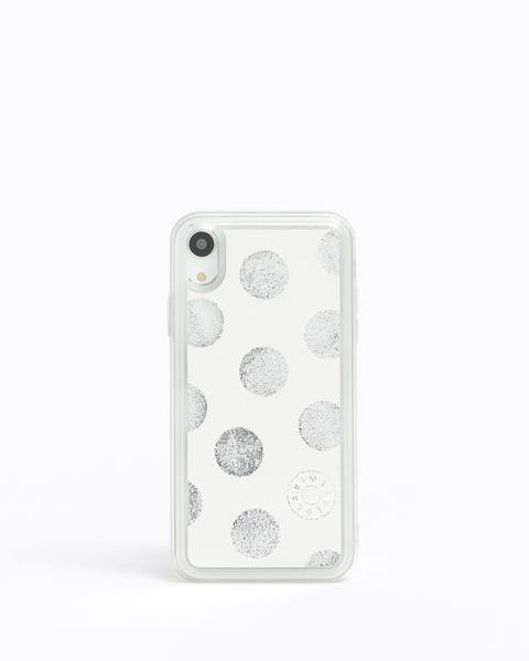 Funda Iphone Xr Dots Plata