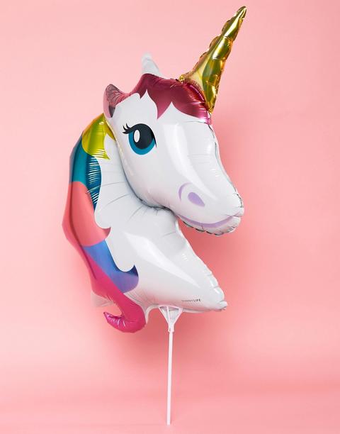 Sunnylife - Palloncino Laminato A Forma Di Unicorno - Multicolore