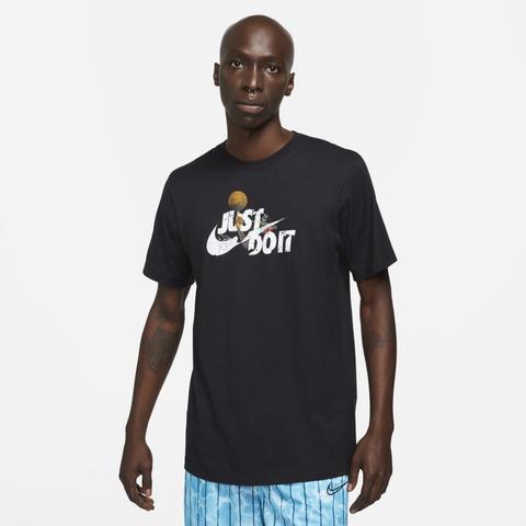 Nike "just Do It" Camiseta De Baloncesto - Hombre - Negro