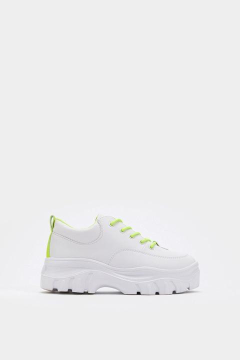 Highlight The Points Chunky Platform Sneakers