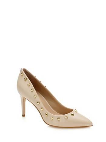 Zapato De Salón Barbie Piel Tachuelas
