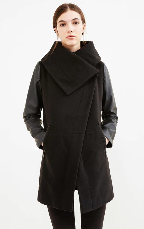 Cappotto Stretch Chiusura Asimmetrica