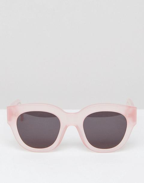 Monokel Eyewear Cleo Cat Eye Sunglasses In Pink