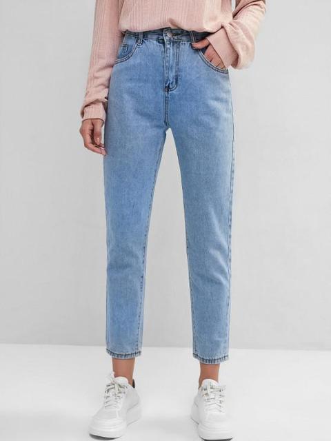 Mom Jeans Básico Blue Black