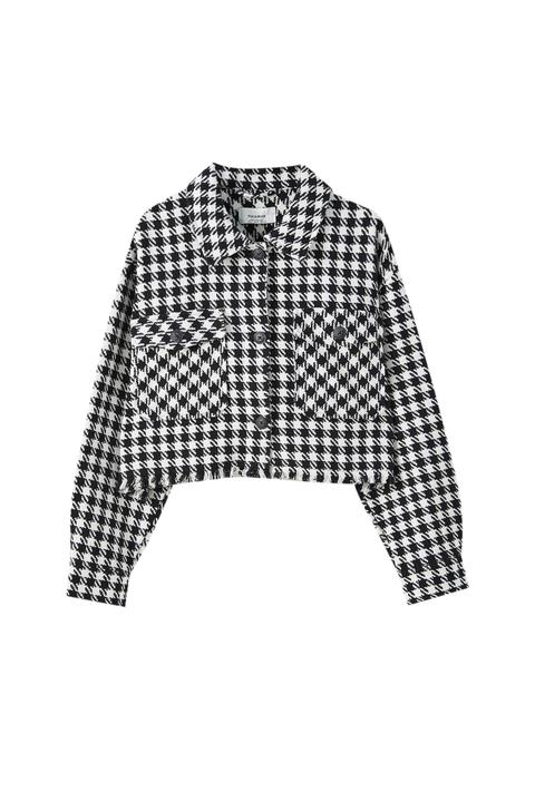 Sobrecamisa Cropped Cuadros
