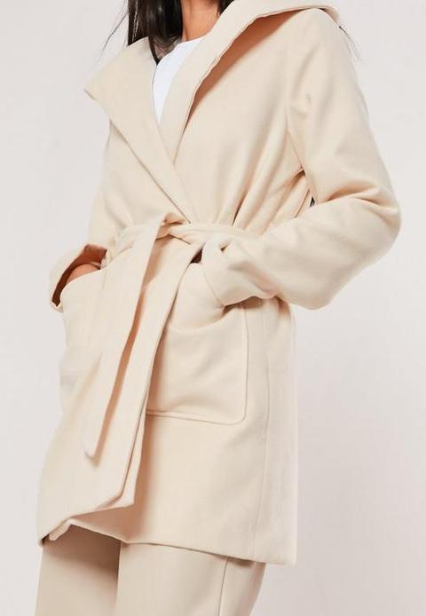 Formal hooded outlet coat