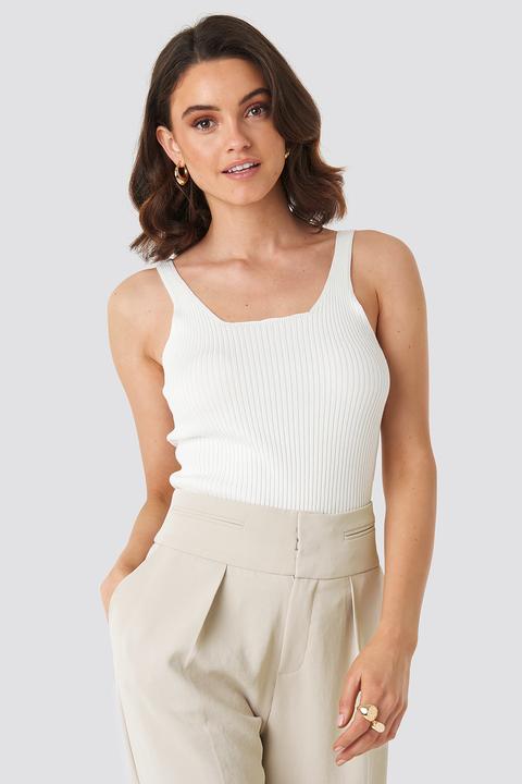 Mango Minimal Top - White