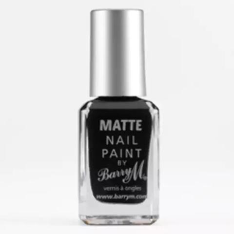 Barry M Matte Nail Paint Black Espresso