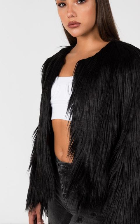 Shaggy Faux Fur Jacket