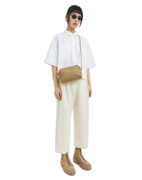 Bolso Bandolera Rectangular Topo